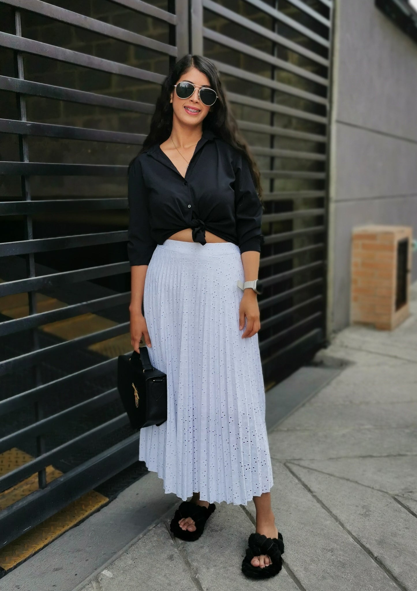 Maxifalda Plisada Ojalillo