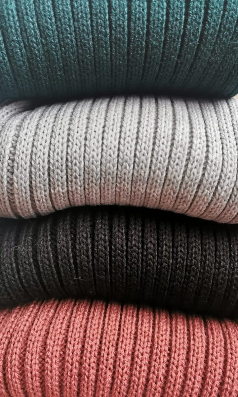 Maxi falda tejido de punto