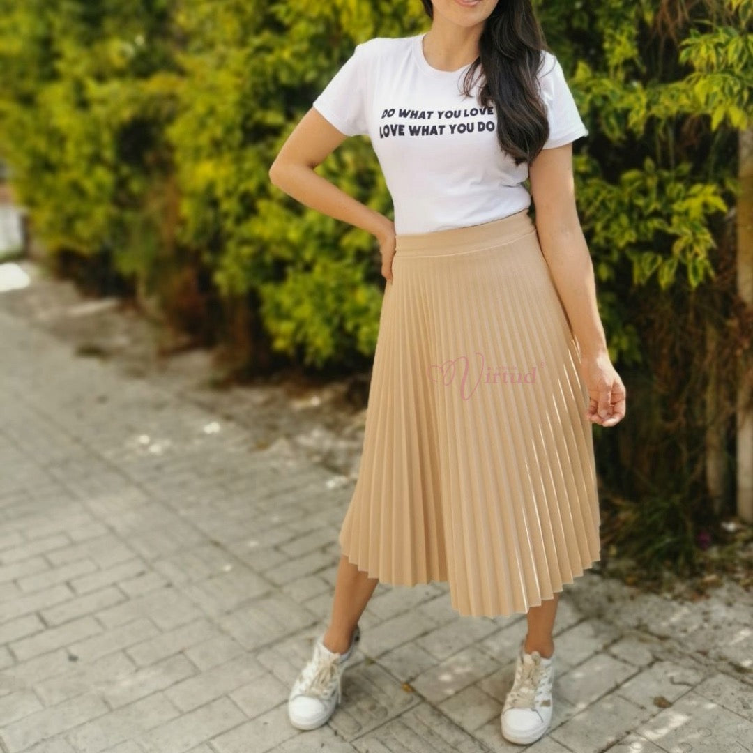 Falda Plisada Midi