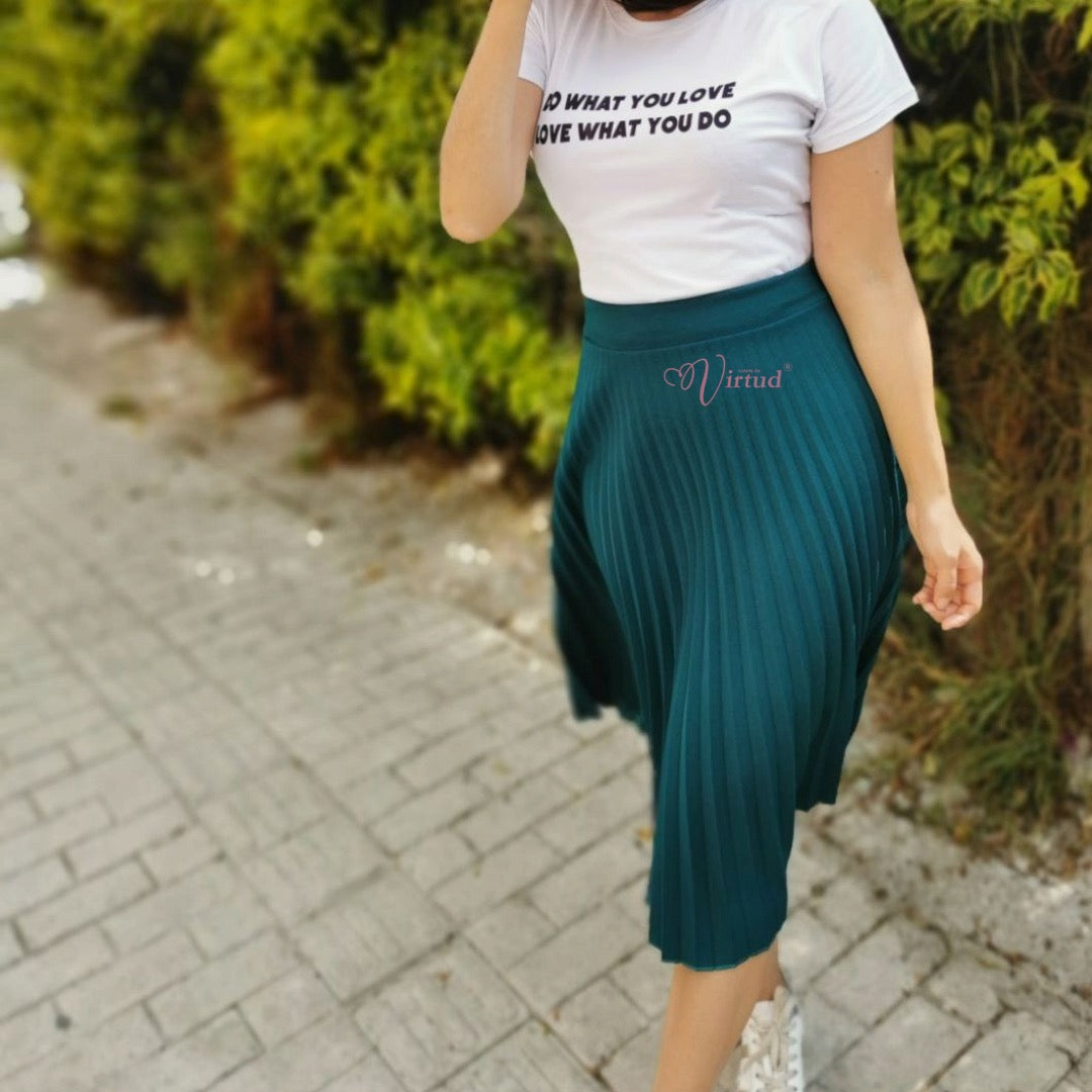 Falda Plisada Midi