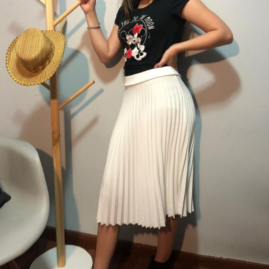 Falda Plisada Midi