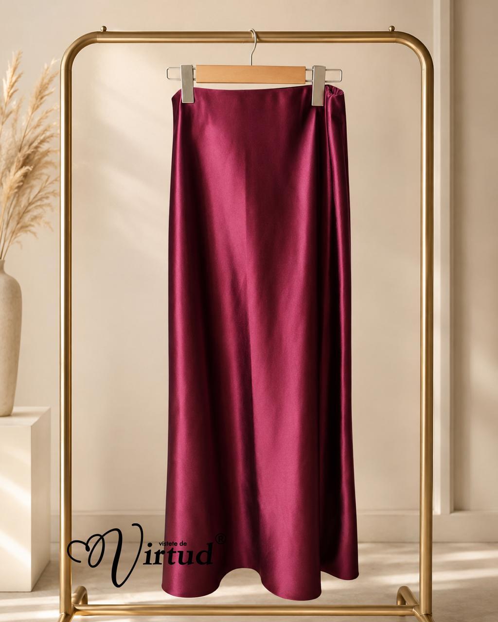 Falda Diamante satin para mujer - vista 11