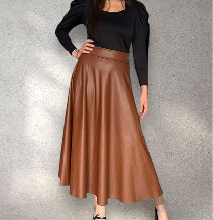 Falda Rotonda larga Cuerotex