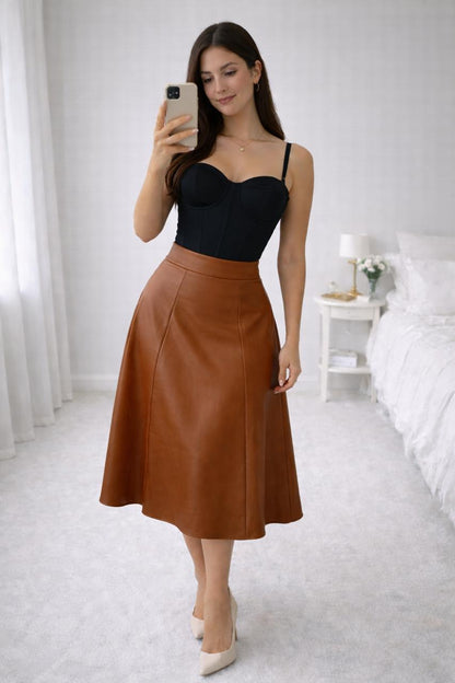 Falda Nesgas Midi