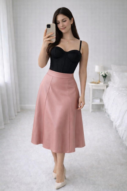 Falda Nesgas Midi