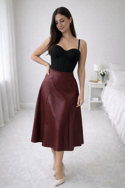 Falda Nesgas Midi