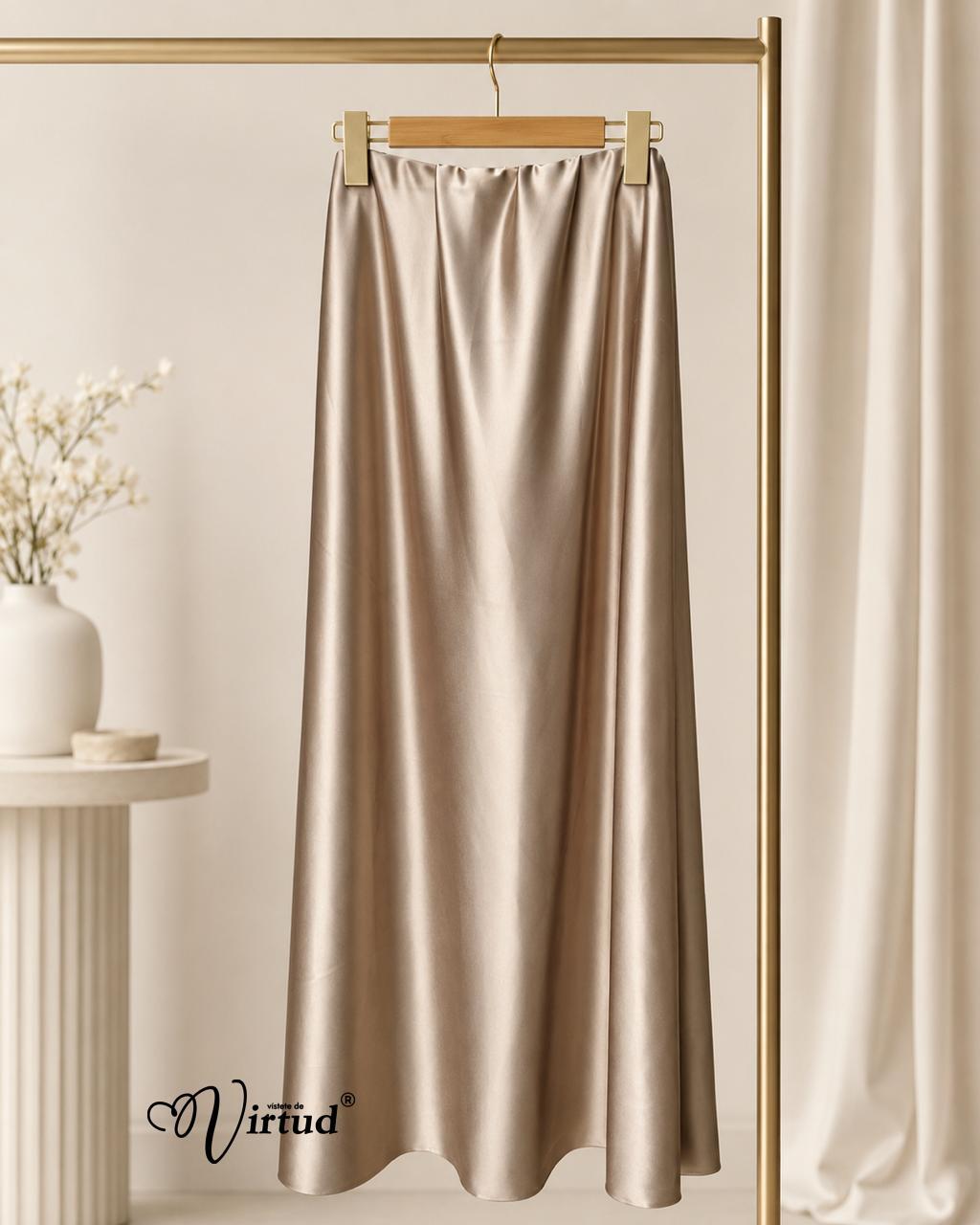 Falda Diamante satin