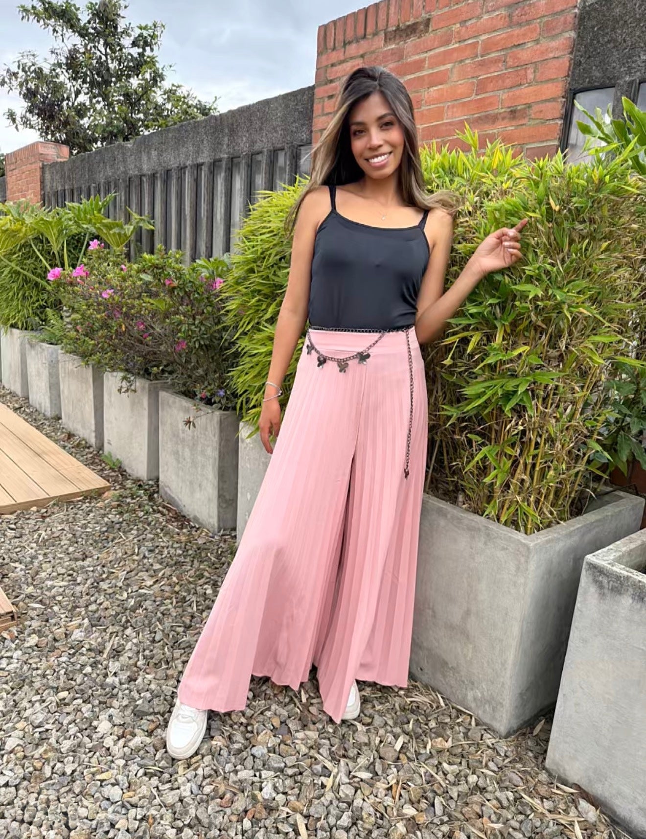 Pantalón Plisado para mujer - vista 3