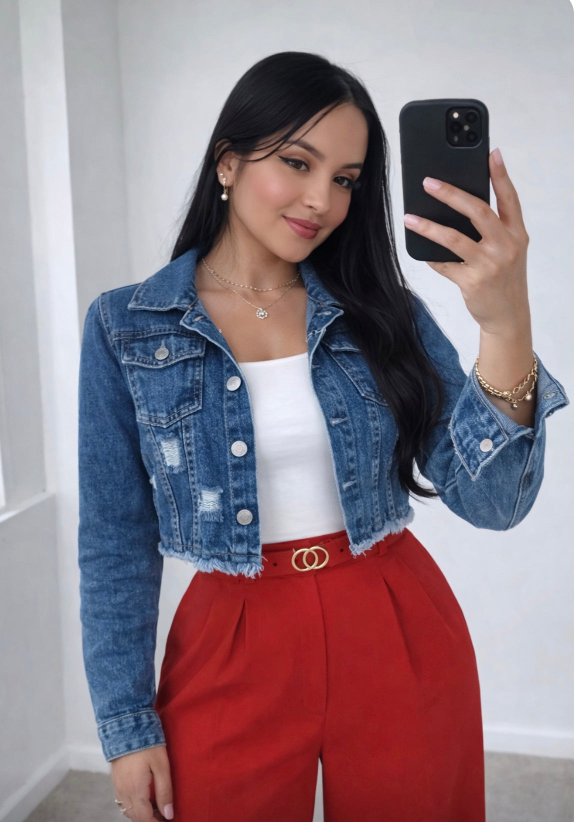 Chaquetas Denim Tipo torero