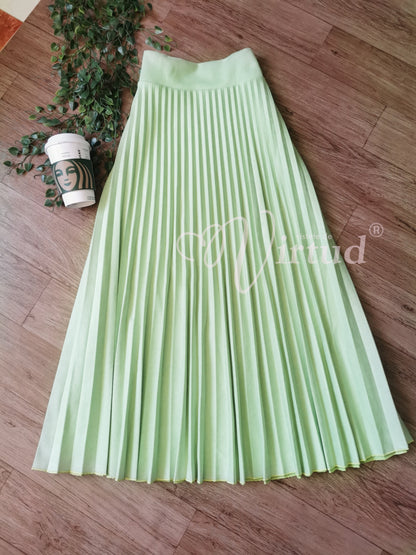 Falda Plisada Gamuza