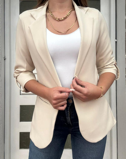 Blazer manga tres cuartos