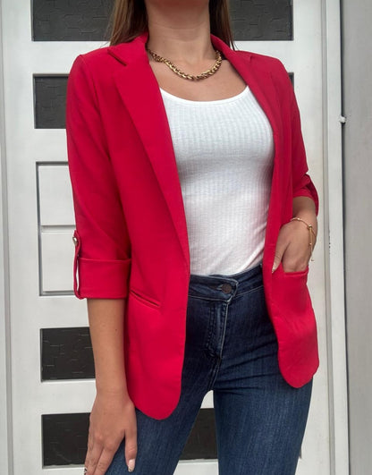 Blazer manga tres cuartos