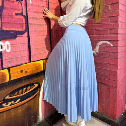 Falda Plisada Extra larga u