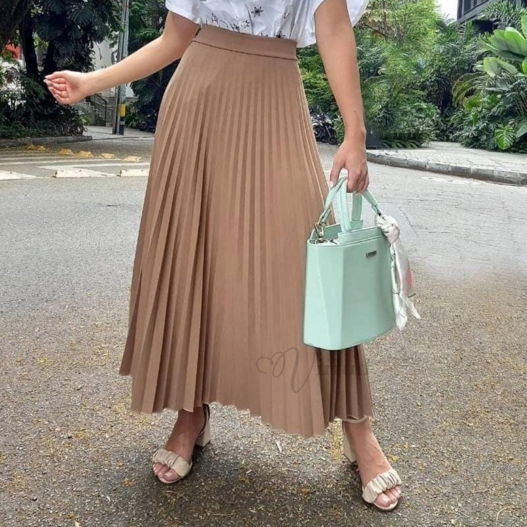 Falda Plisada Extra larga u