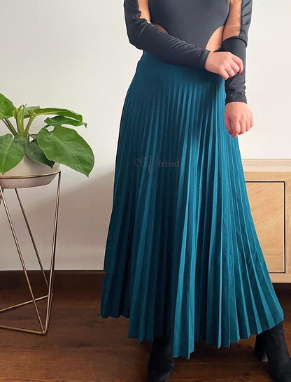 Falda Plisada Extra larga u