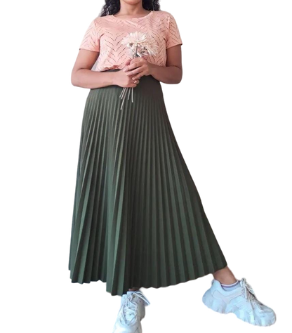 Falda Plisada Extra larga