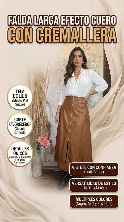 Falda Eva cuerotex