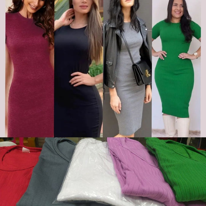 Vestido Rib Lua