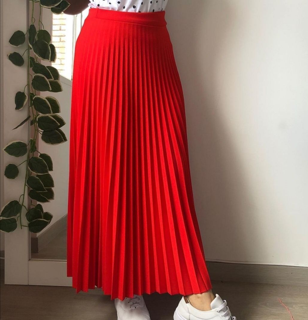 Falda Plisada Extra larga